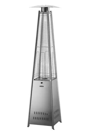 Pyramid Heater Stainless Steel