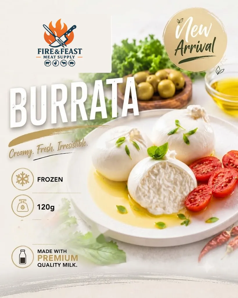 Burrata Cheese (Price per 120g)